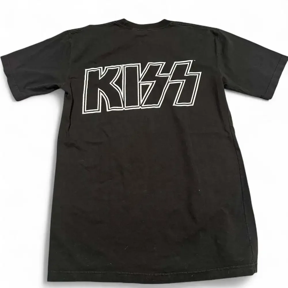 Vintage 1996 KISS Band T-Shirt Size Large Double-Sided Rock Graphic